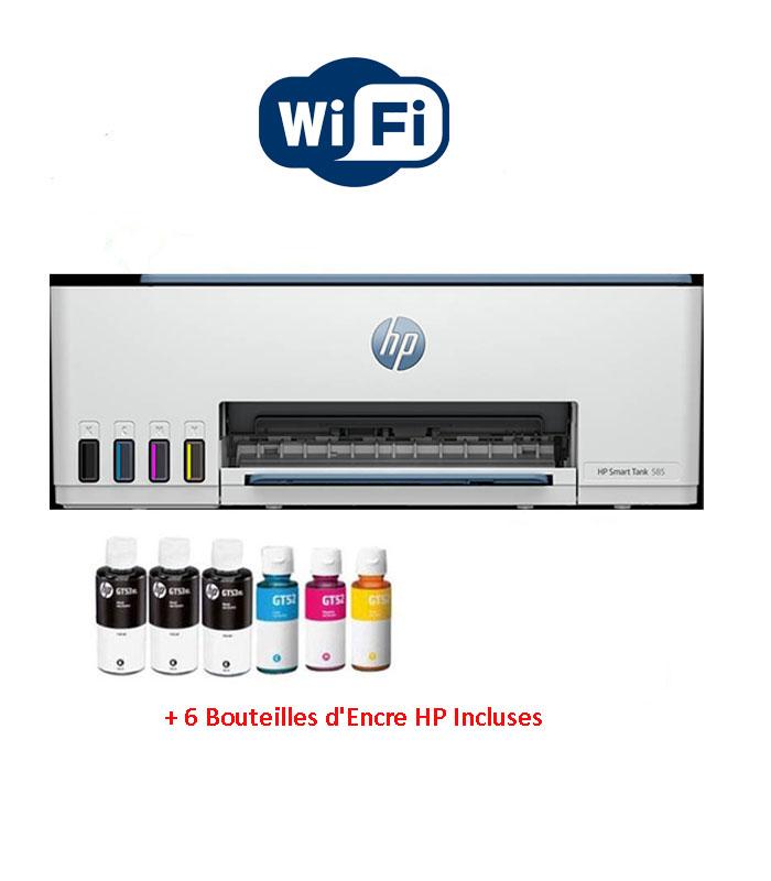 HP IMPRIMANTE JET D’ENCRE 3EN1 SMART TANK 585 COULEUR