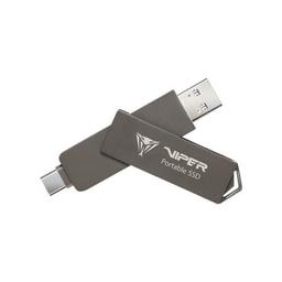 Patriot DISQUE DUR EXTERNE PORTABLE PVP30 DOUBLE CONNECTIQUE SSD