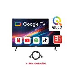 Google TÉLÉVISEUR VEGA F43F1QBG 43″ QLED FHD SMART TV + RÉCEPTEUR INTÉGRÉ