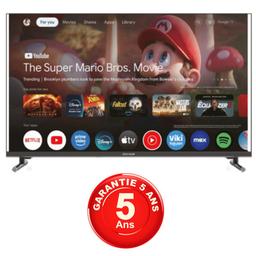 Google Téléviseur MAXWELL 50" QLED 4K UHD Smart TV Récepteur Intégré