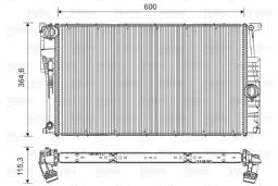 VALEO Radiateur, refroidissement du moteur VALEO