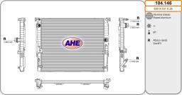 AHE Radiateur, refroidissement du moteur AHE