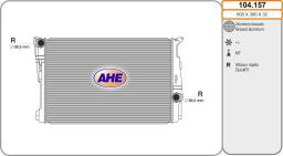 AHE Radiateur, refroidissement du moteur AHE