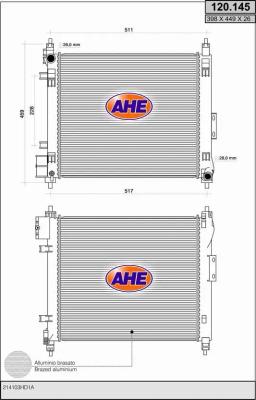 AHE Radiateur, refroidissement du moteur AHE