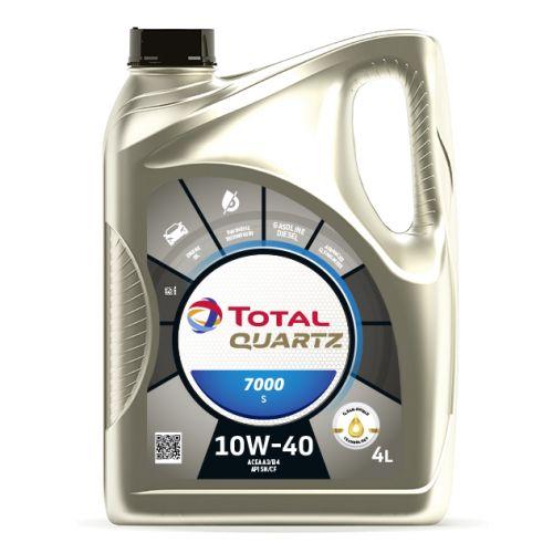 TOTAL HUILE MOTEUR TOTAL QUARTZ 7000 10W40 4L