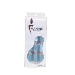 Faux Ongles Press on Effet Miroir 30 Pièces Manino