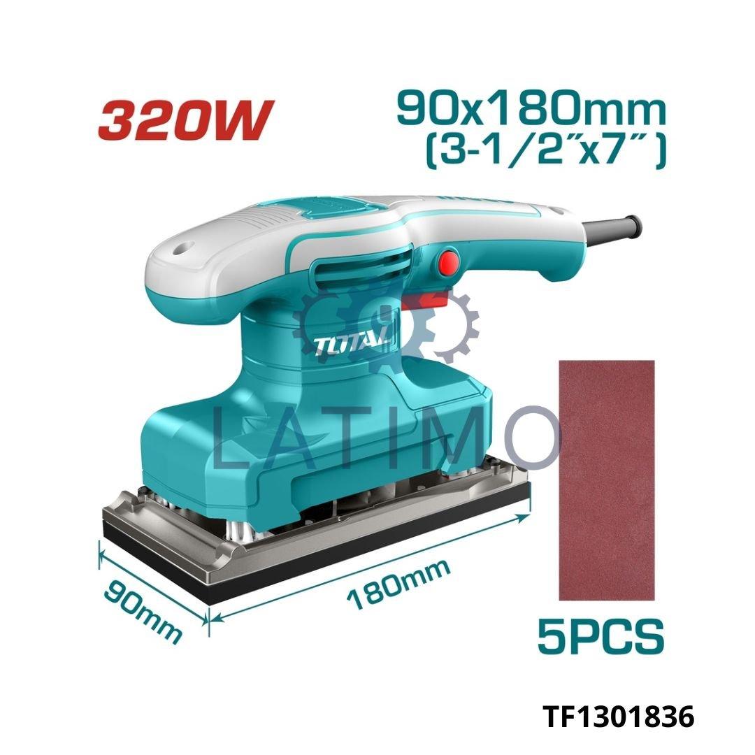 TOTAL ponceuse vibrante 320w TF1301836
