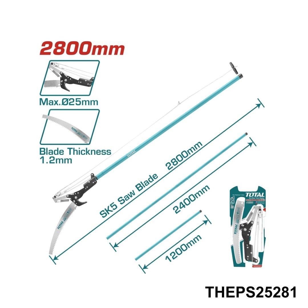 TOTAL scie a perche extensible secateur THEPS25281
