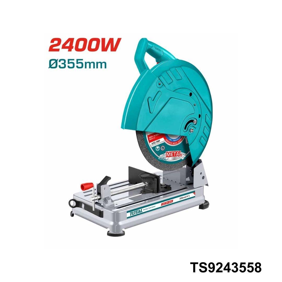 TOTAL Scie à tronçonner métal 2400W 355mm TS9243558