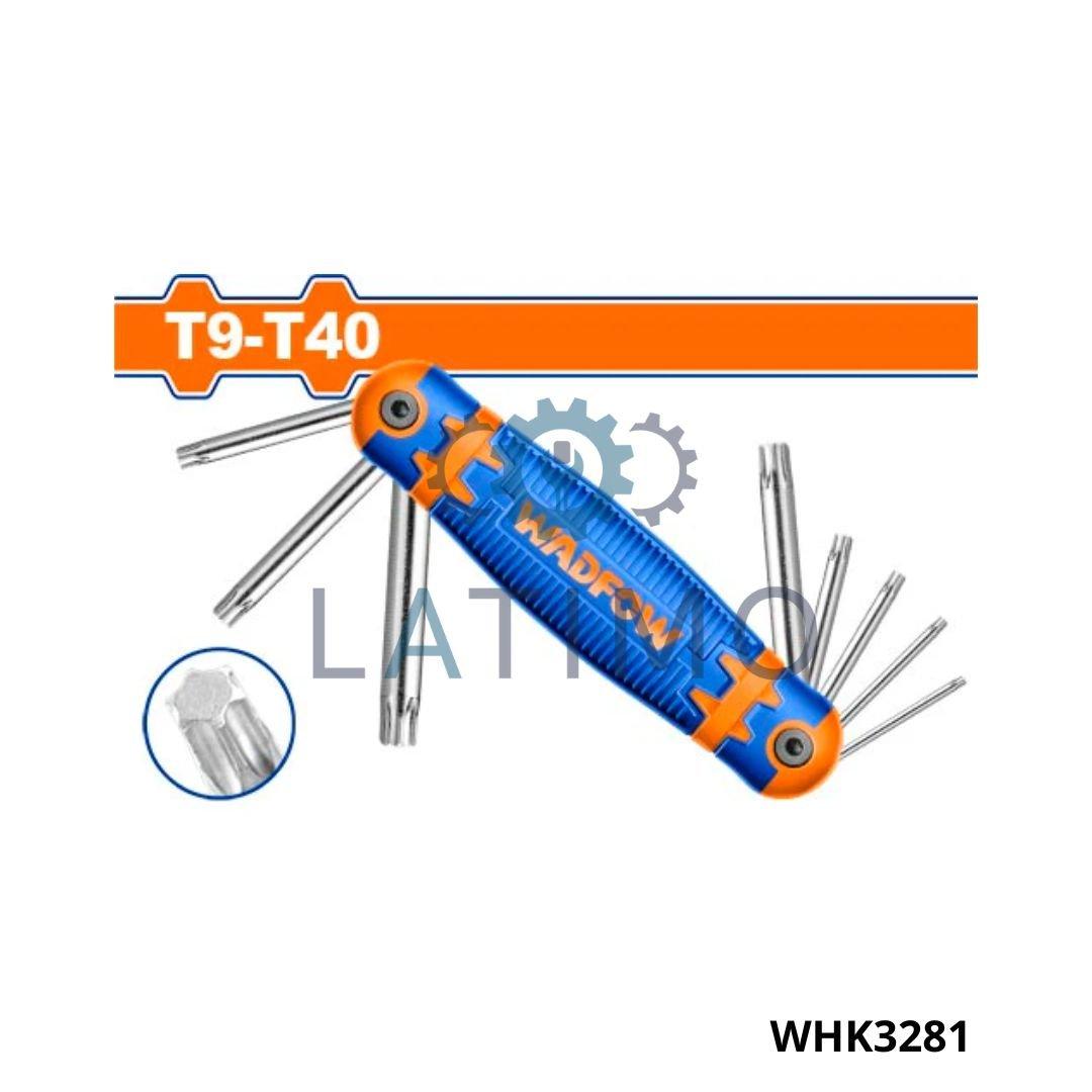WADFOW jeu 8 cle torex pliante WHK3281
