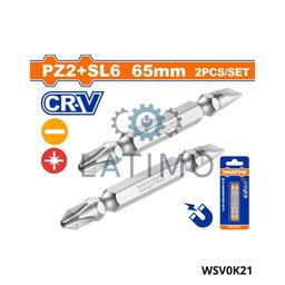Wadfow jeu 2 embouts WSV0K21