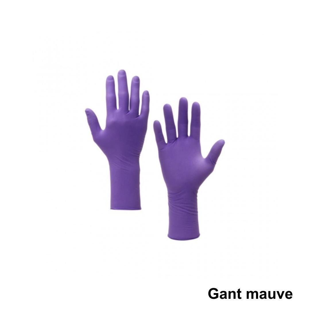 LATIMO Gant plastique mauve ART88811