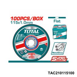 TOTAL pack 100 pcs disque inox TAC210115100