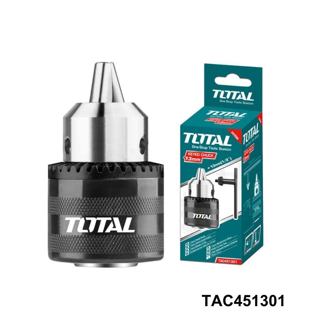 TOTAL adaptateur de mandrin de foret sds plus 1 2″ 13mm TAC451301