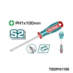 TOTAL tournevis ph1x100 americain TSDPH1100