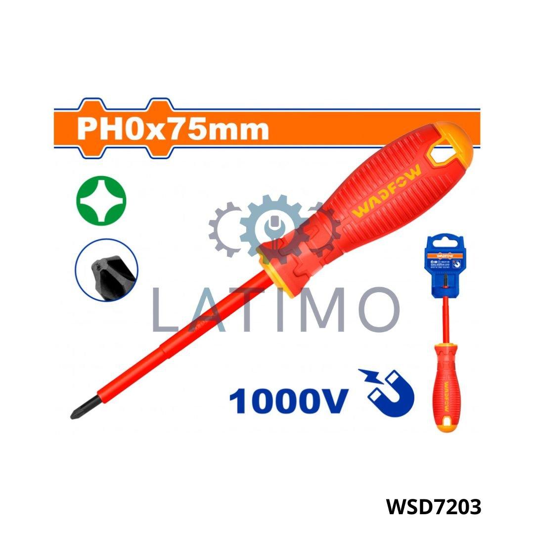 Wadfow tournevis isole ph0x75 WSD7203