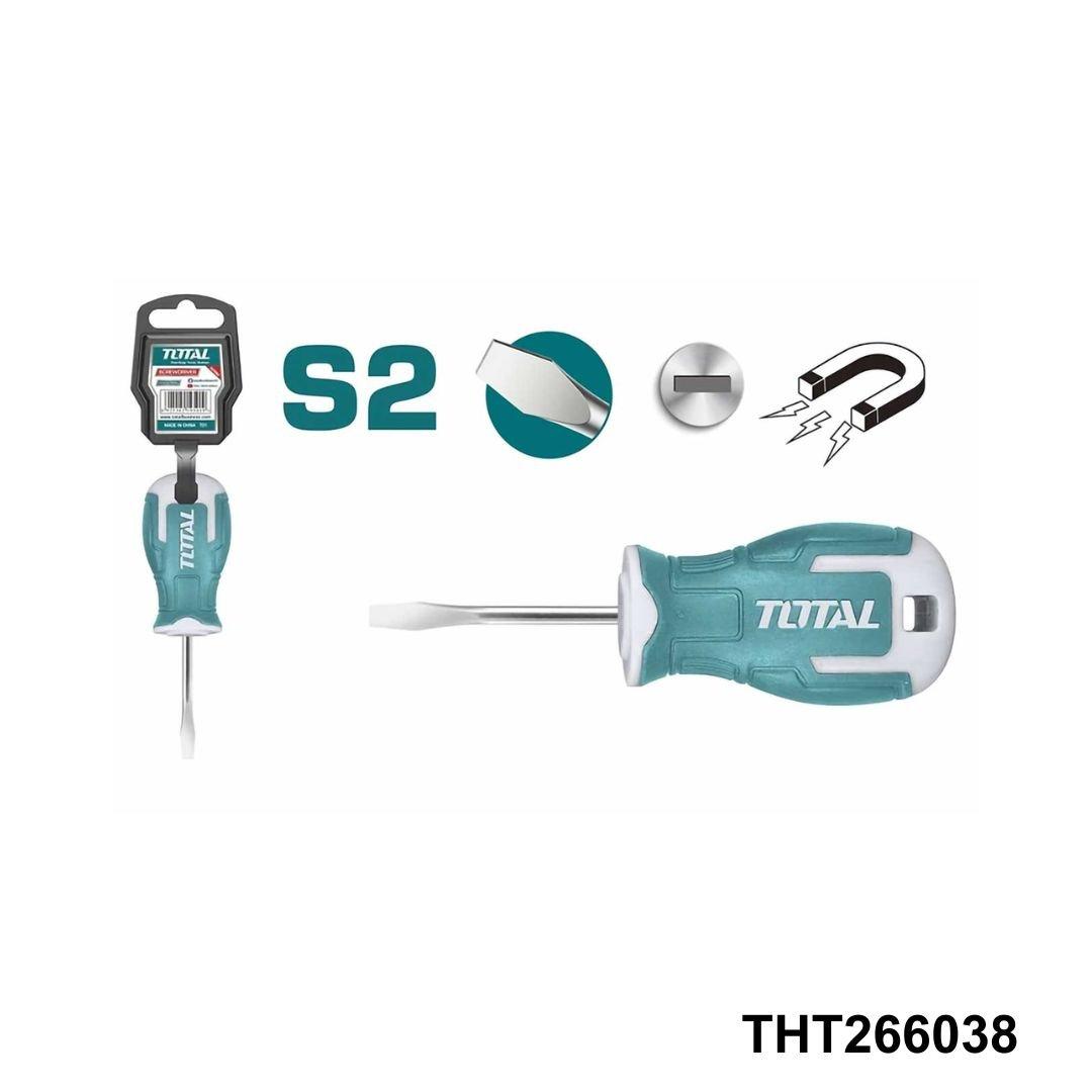 TOTAL tournevis sl6.5*38 francais THT266038