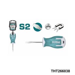 TOTAL tournevis sl6.5*38 francais THT266038
