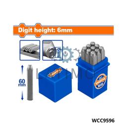 Wadfow jeu 9 chiffres 6mm WCC9596