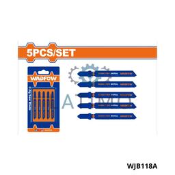 Wadfow jeu 5 lame scie sauteuse metal WJB118A