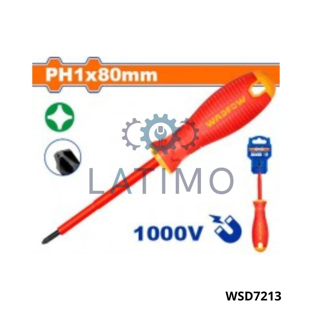 Wadfow tournevis isole ph1x80 WSD7213