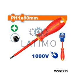 Wadfow tournevis isole ph1x80 WSD7213