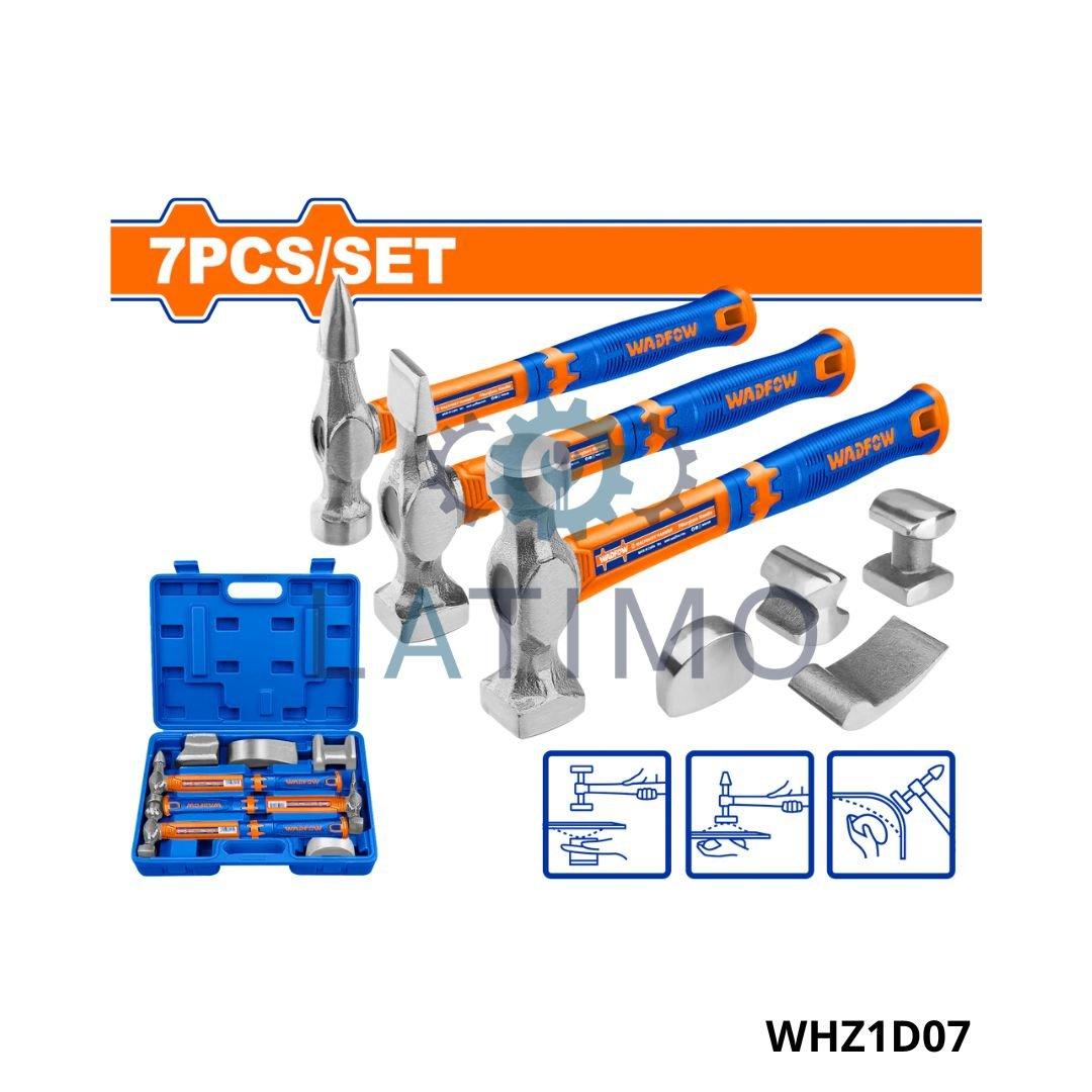 Wadfow marteau carrossier 7 pcs WHZ1D07