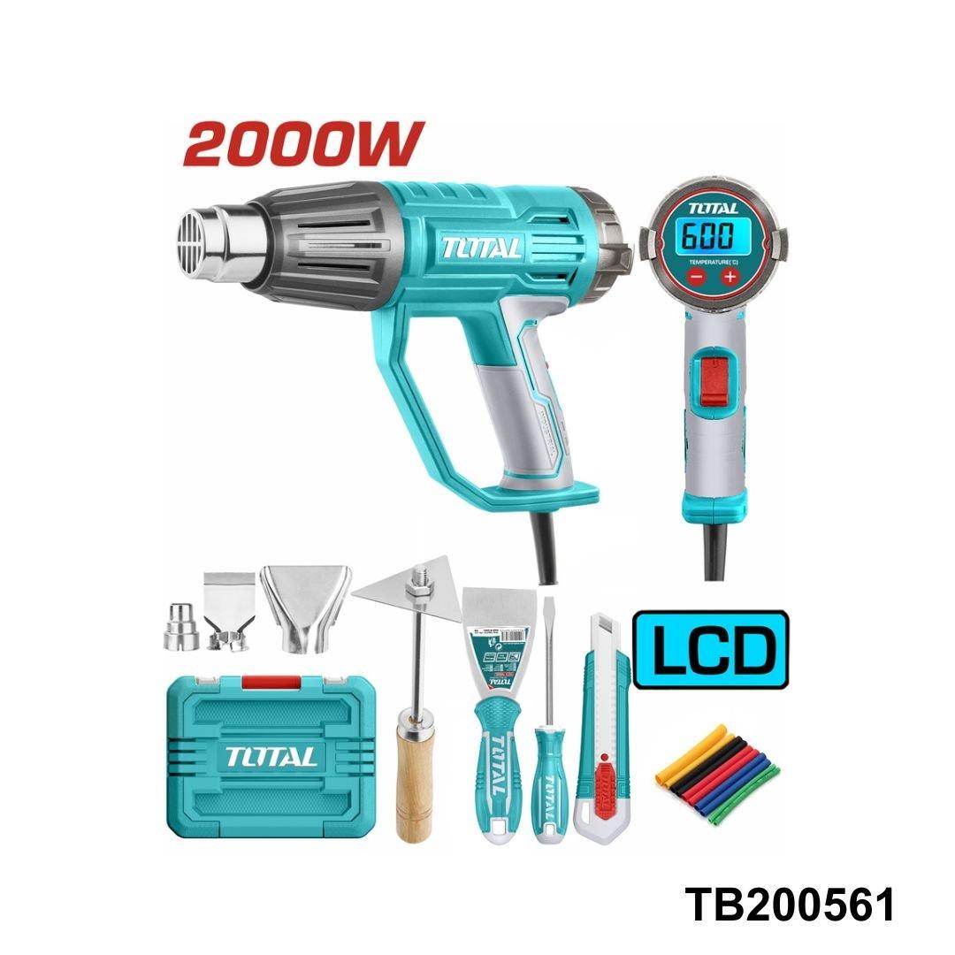 TOTAL decapeur 2000w + outils TB200561