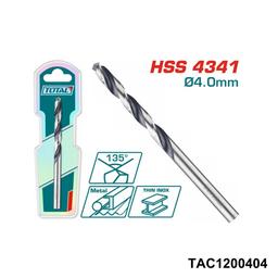 TOTAL meche metal hss 4mm TAC1200404
