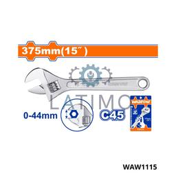 Wadfow cle a molette chrome 15″ 375mm WAW1115