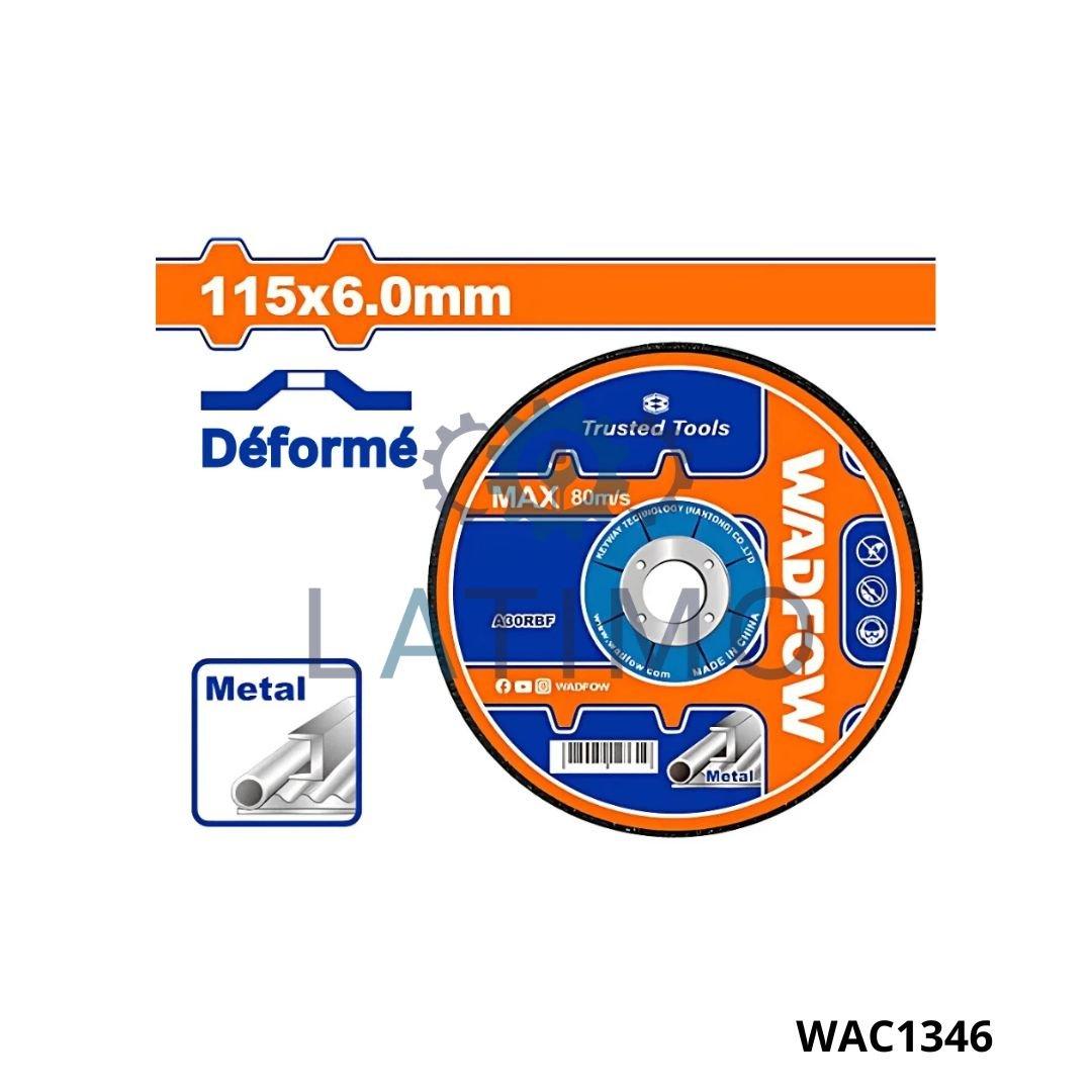 Wadfow Disque acier 115×6 WAC1346