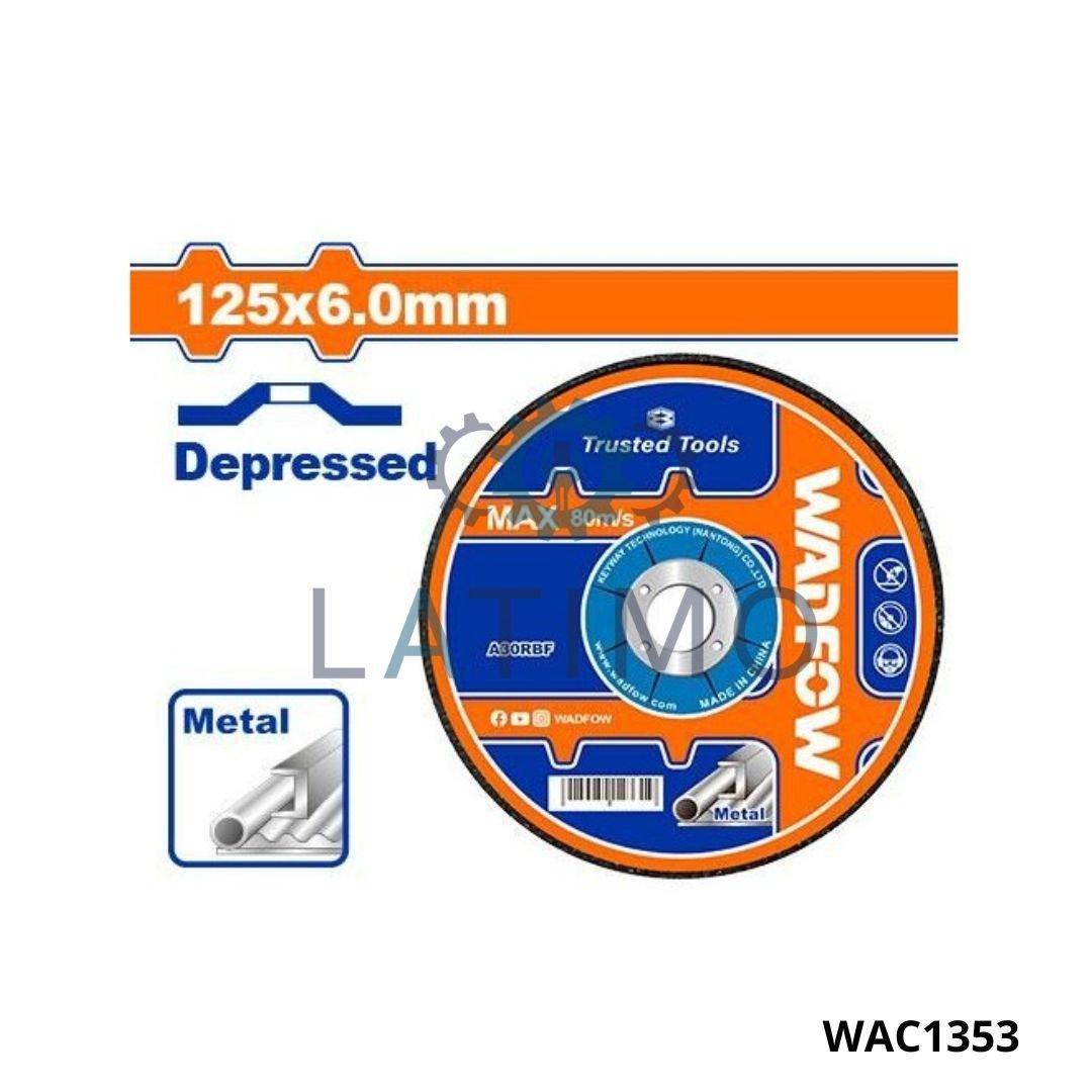 Wadfow Disque ebarb acier 125x6mm WAC1353
