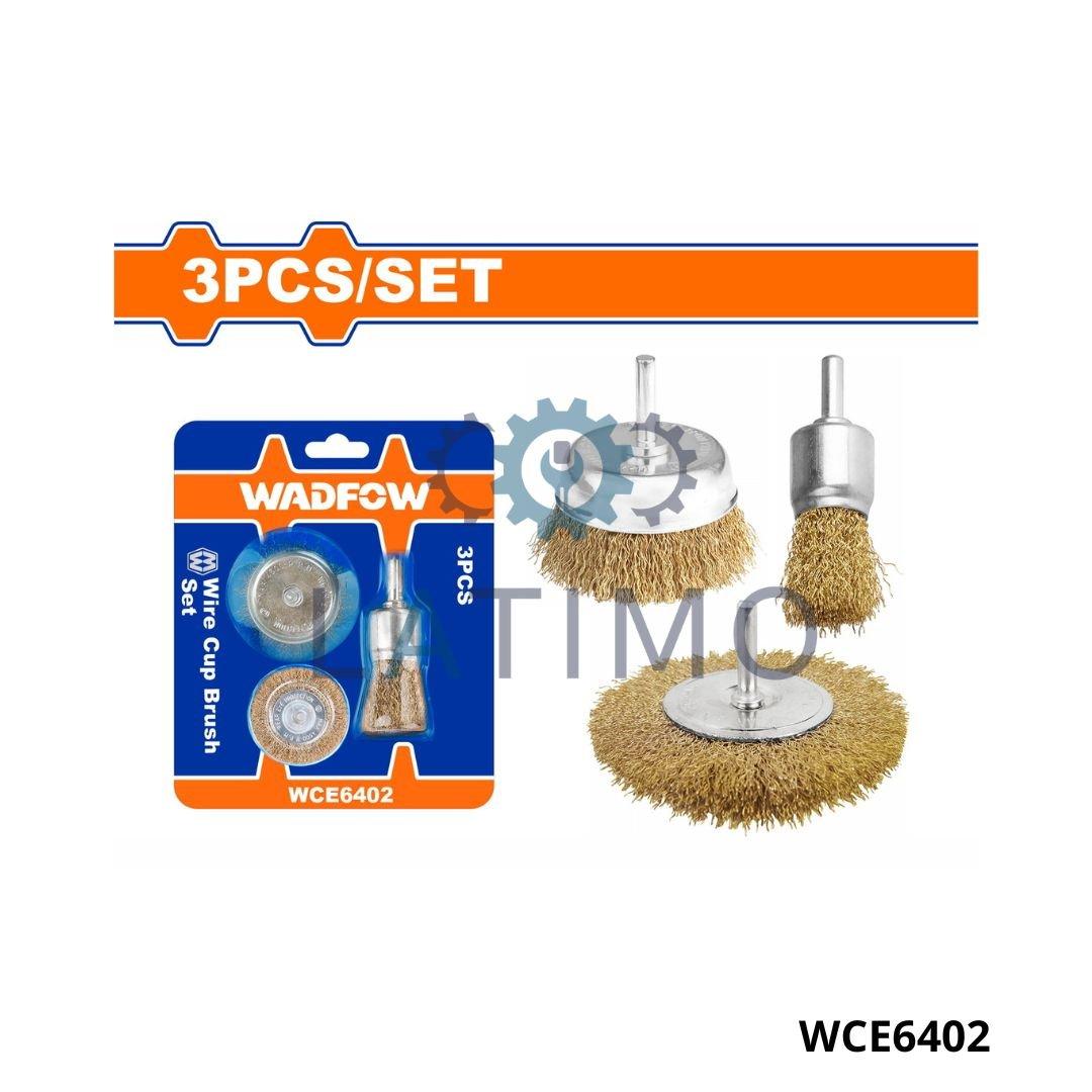 Wadfow Jeu 3 brosses mtq WCE6402