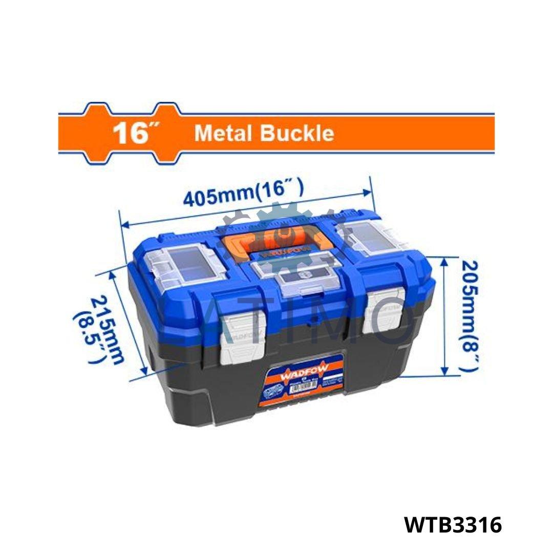 Wadfow Caisse outils plastique 16″ WTB3316