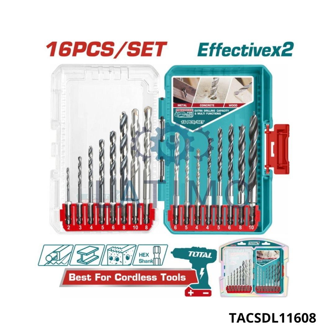 TOTAL Jeu 16 meches TACSDL11608