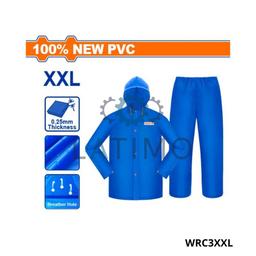 Wadfow Impermeable veste + pantallon xxl WRC3XXL