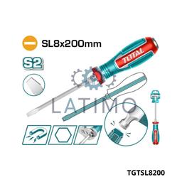 TOTAL Tournevis sl 8×200 TGTSL8200