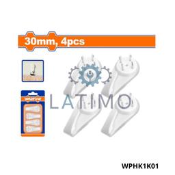 Wadfow Jeu 4 crochet abs 30mm WPHK1K01