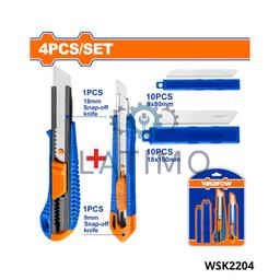 Wadfow Jeu 2 cutteur 9+18+20 lame WSK2204