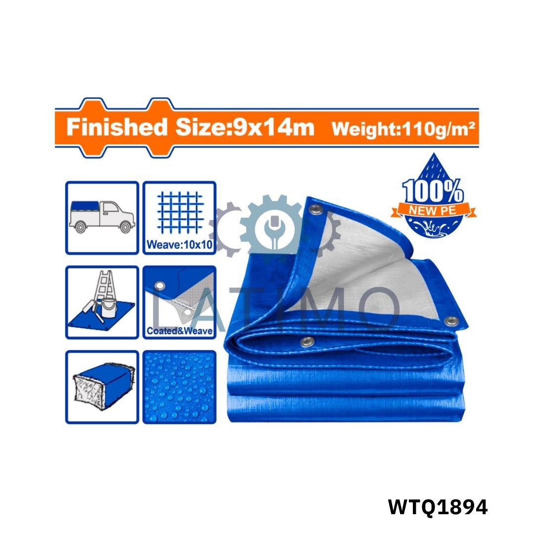 Wadfow Bache de protection 9x14m WTQ1894