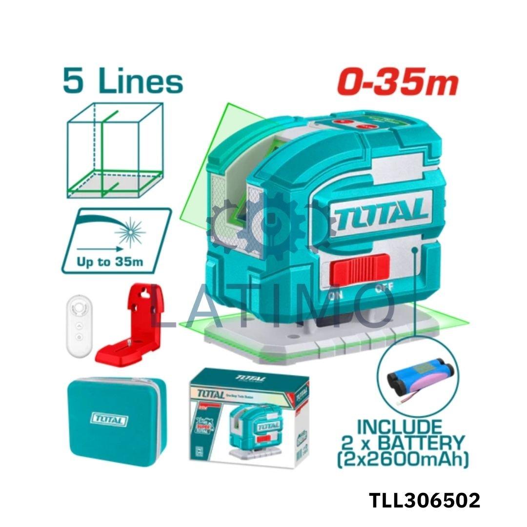 TOTAL Niveau laser 5 lignes TLL306502