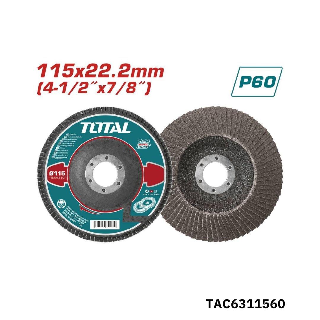 TOTAL Disque lamel 115mm p60 TAC6311560