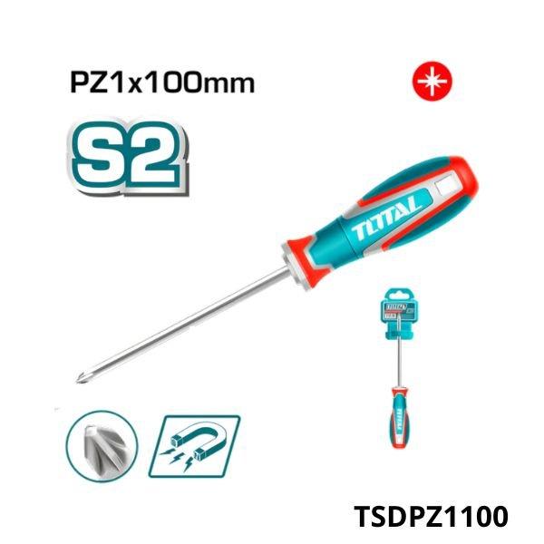 TOTAL Tournevis PZ 1X100 TSDPZ1100
