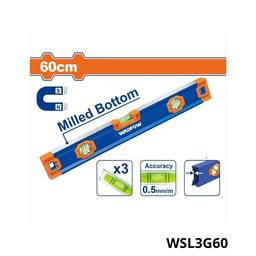 Wadfow Niveau d’au magnétique 60 CM WSL3G60