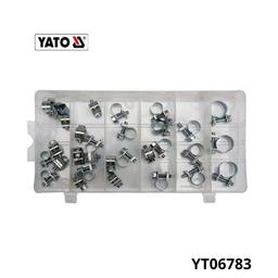 YATO Assortiment de 30 colliers de serrage YT06783