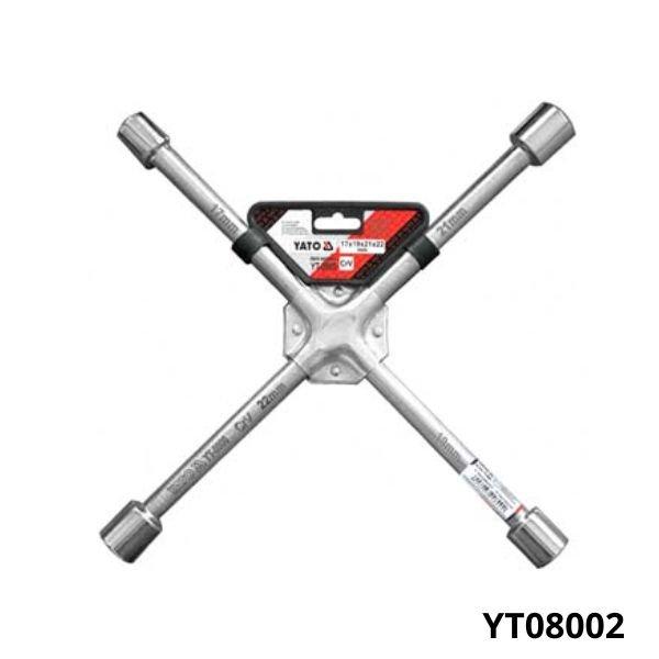YATO Cle en croix crv 17x19x21x23mm YT08002