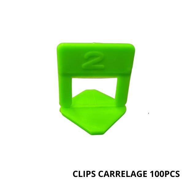 LATIMO Clips carrelage 100 pcs 2mm ART03869