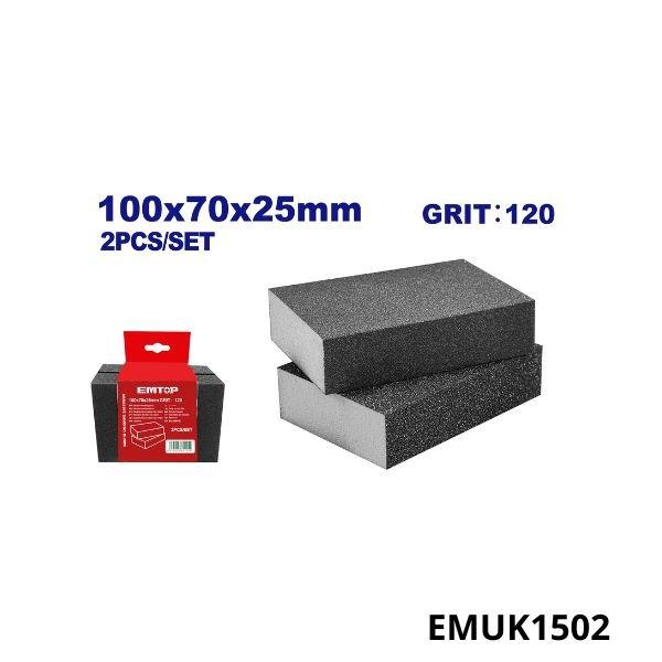 EMTOP Bloc poncage abrasif 120 EMUK1502