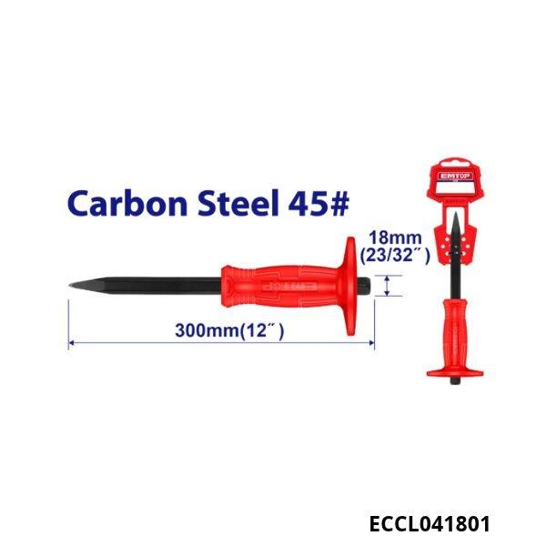 EMTOP Burin de macon pointu 300mm ECCL041801