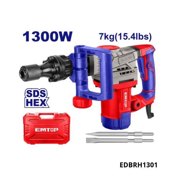 EMTOP Demolisseur 1300w 7kg 20j EDBRH1301